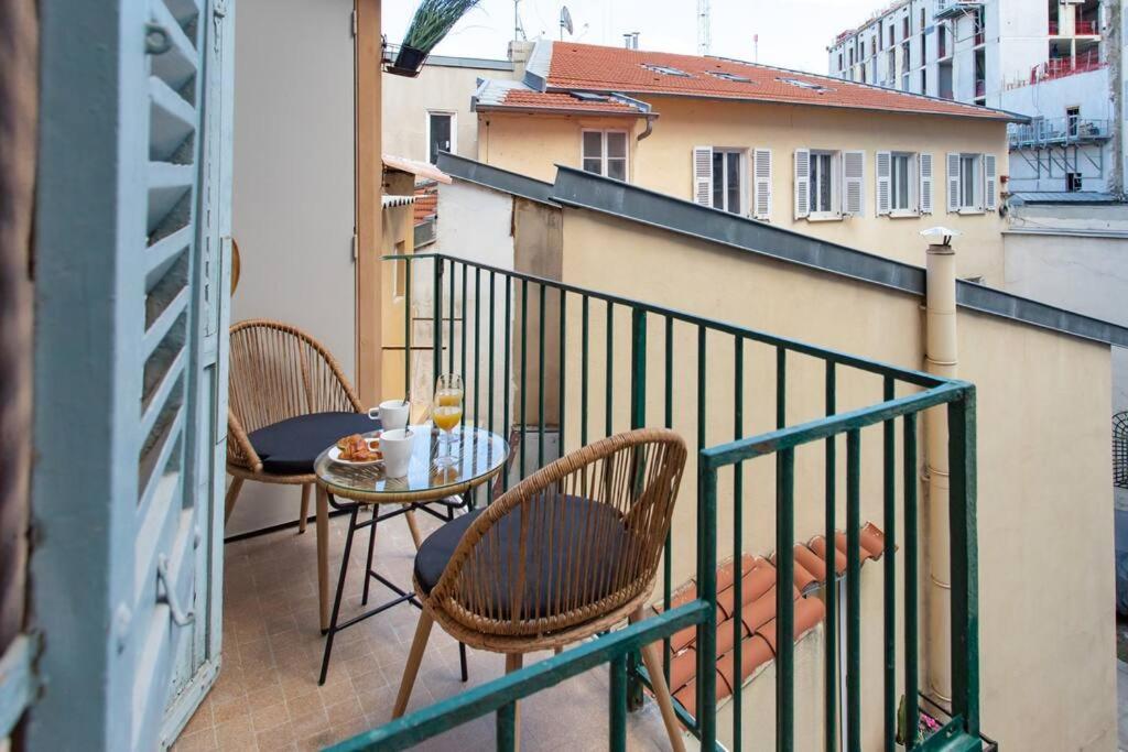 L19 1Bdr Massena Central 2Mins Sea/Promenadeac/Balcony Nizza Kültér fotó