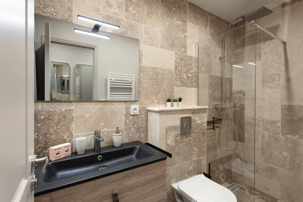 L19 1Bdr Massena Central 2Mins Sea/Promenadeac/Balcony Nizza Kültér fotó